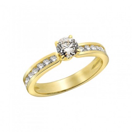 Δαχτυλίδι Χρυσό 14K (RI407 - RY143)